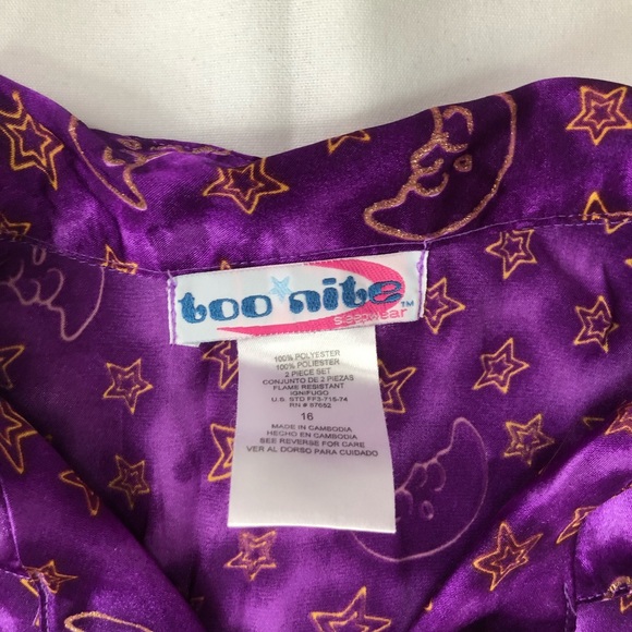 Celestial Shiny Moon and Stars Pajama Set - Picture 7 of 8